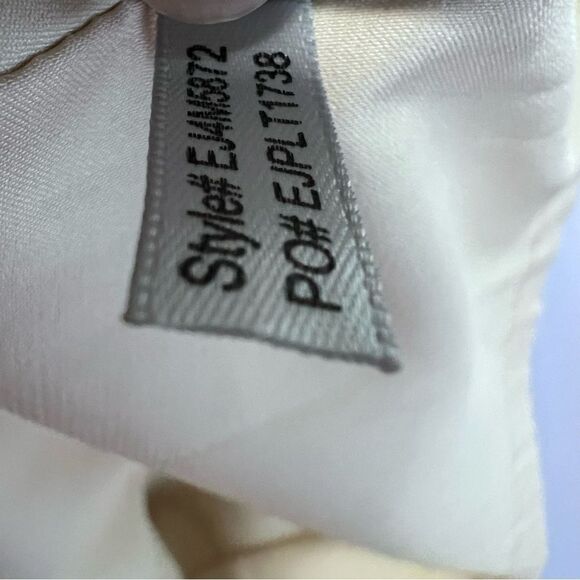 Eliza J Gold Shimmer Vintage Dress With Bow Size 6 - Picture 11 of 11